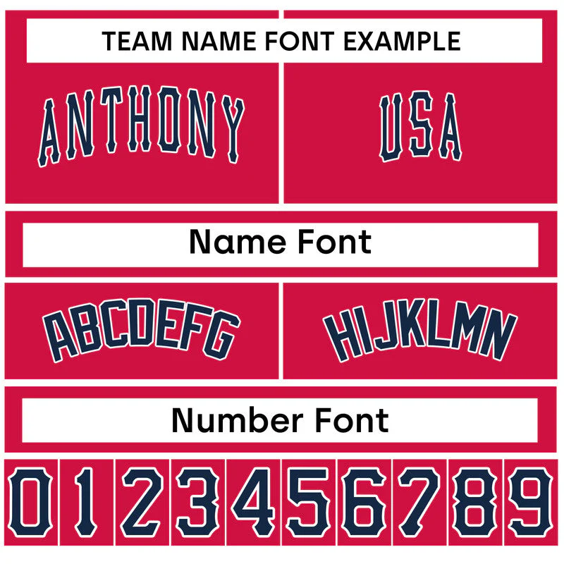 Christmas Day Custom Navy Red-White Santa Claus Authentic Baseball Jersey3