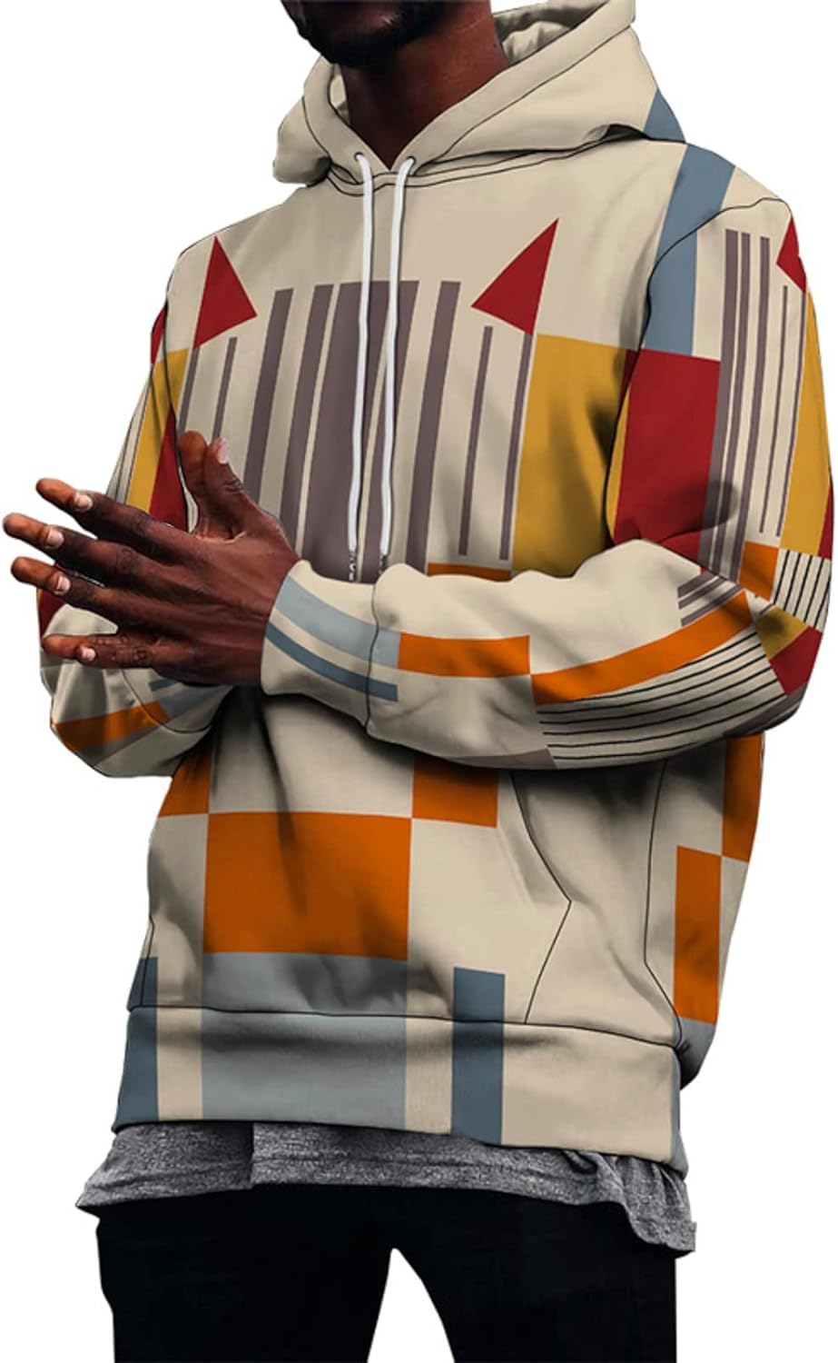 Thick Fleece Graphic Printed Hooded Shirt Sweat Men Luxury Hoodie Mens Sweat Shirt